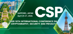 2026 10th International Conference on Cryptography, Security and Privacy (CSP 2026)