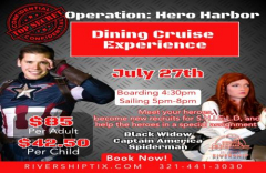 Super Hero Character Dinner Cruise Aboard the Barbara Lee