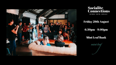 Connecting Film, TV, Music, Media Networking at Mint Leaf Lounge Bank