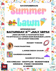 Summer Lawn Opening Event Cwmbran Shopping Centre