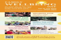 Family Wellbeing Day at Bhaktivedanta Manor