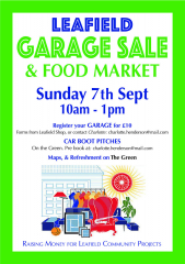 Leafield Annual Garage Sale