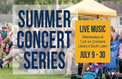 Cromaine Library of Hartland's Summer Concert Series