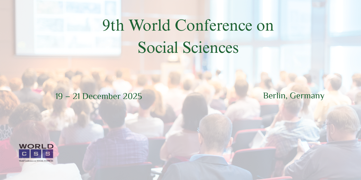 9th World Conference on Social Sciences, Online Event