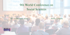 9th World Conference on Social Sciences