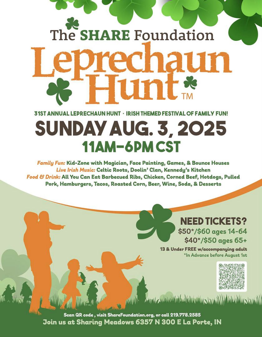 31st Annual Leprechaun Hunt: Family Fun Irish Festival!, La Porte, Indiana, United States