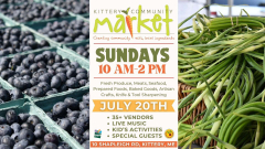 Kittery Community Market | Sunday, July 20 | 10-2 PM