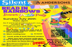 Silent Book Club Denton- Read in Rainbows Summer Pride Party