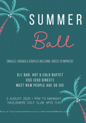 Summer Ball at Hazlemere Golf Club