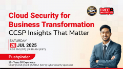 Free Masterclass Cloud Security for Business Transformation: CCSP Insights That Matter