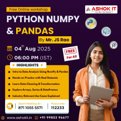 Free Online Workshop On Python NumPy & Pandas