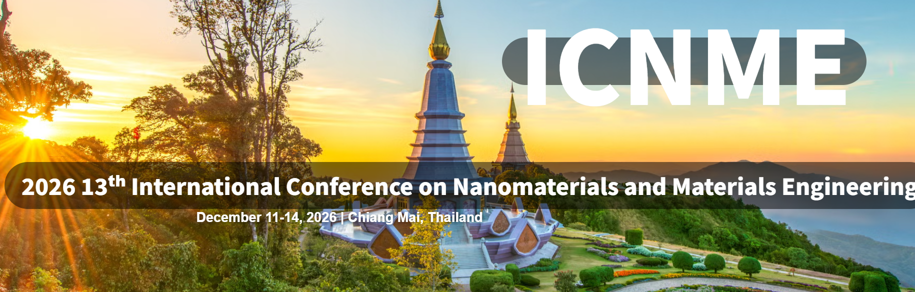 2026 13th International Conference on Nanomaterials and Materials ...
