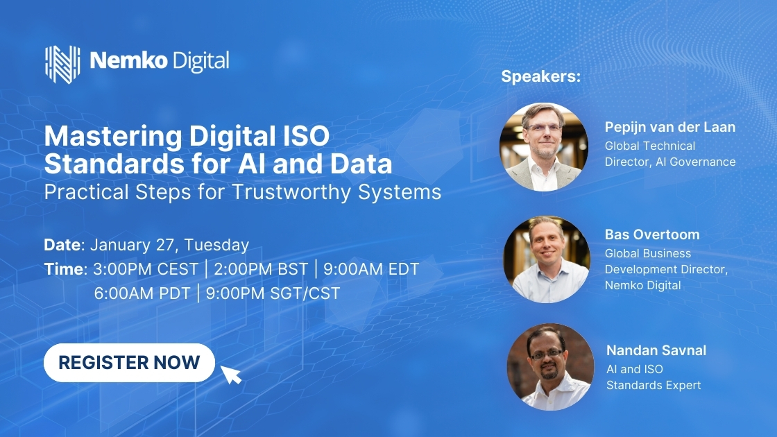 Mastering Digital ISO Standards for AI and Data - Webinar