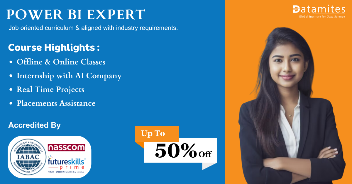 DataMites Power Bi Course in Kolkata with placements - Training or ...