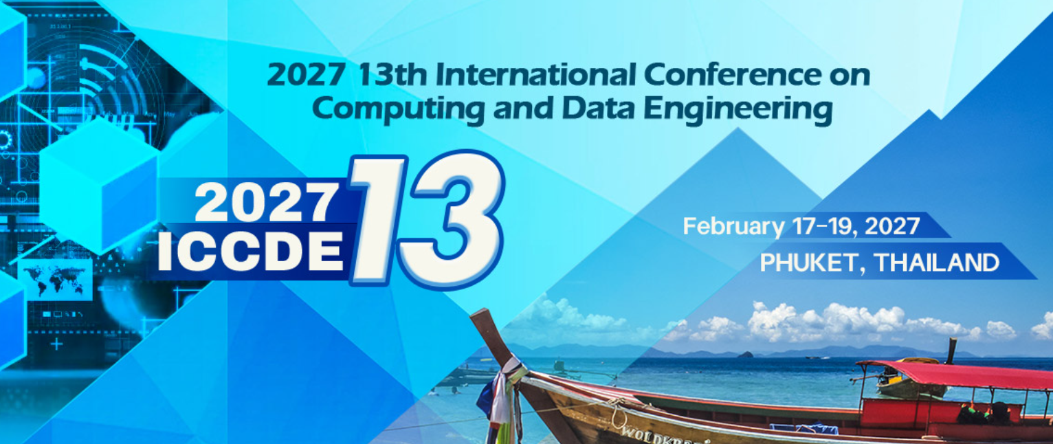 2027 13th International Conference on Computing and Data Engineering ...