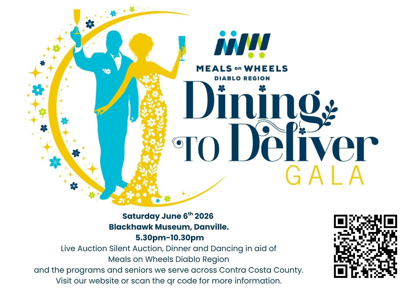 Meals on Wheels Diablo Region - Dining To Deliver Gala and Live Auction