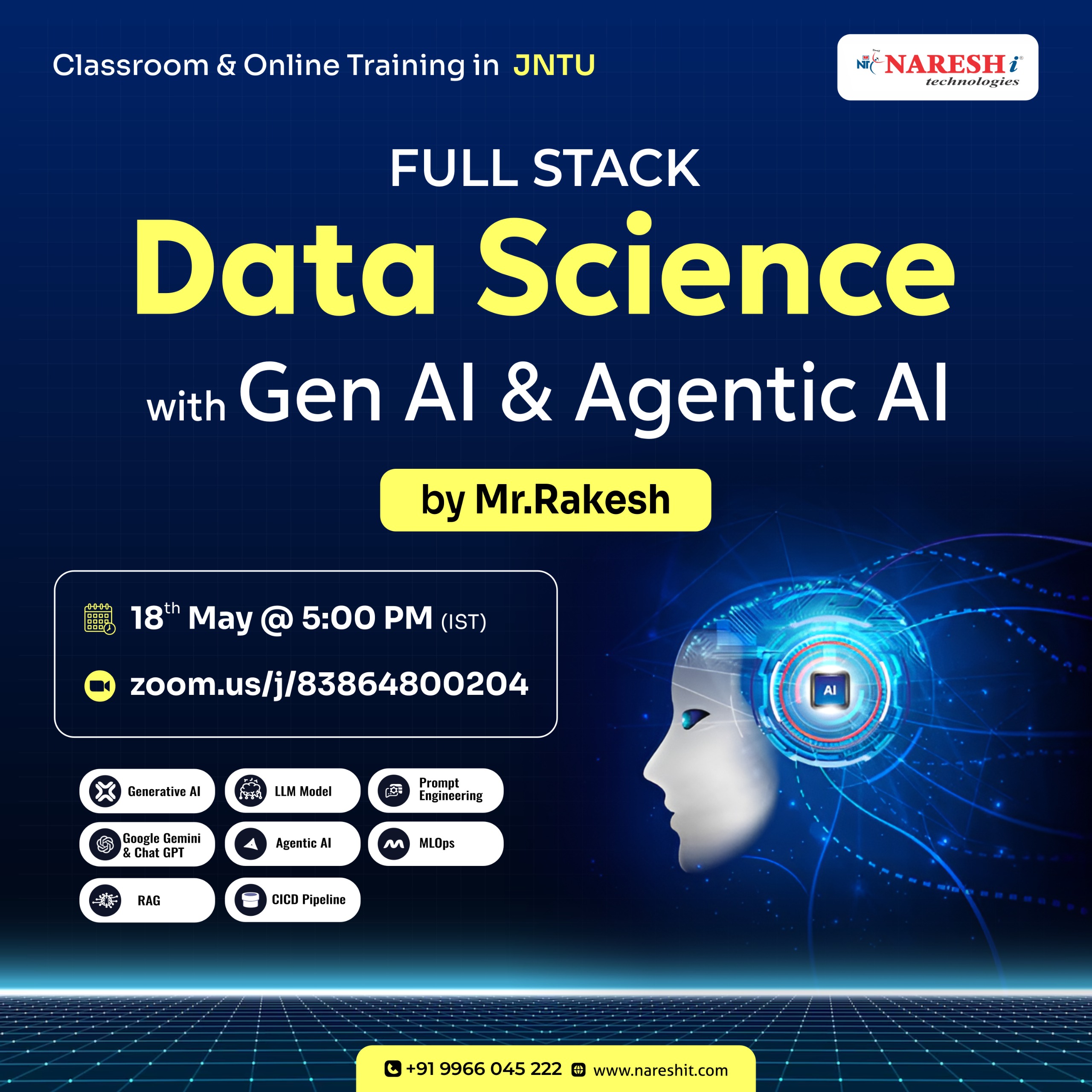 Learn Full Stack Data Science with Gen AI & Agentic AI at Naresh i ...