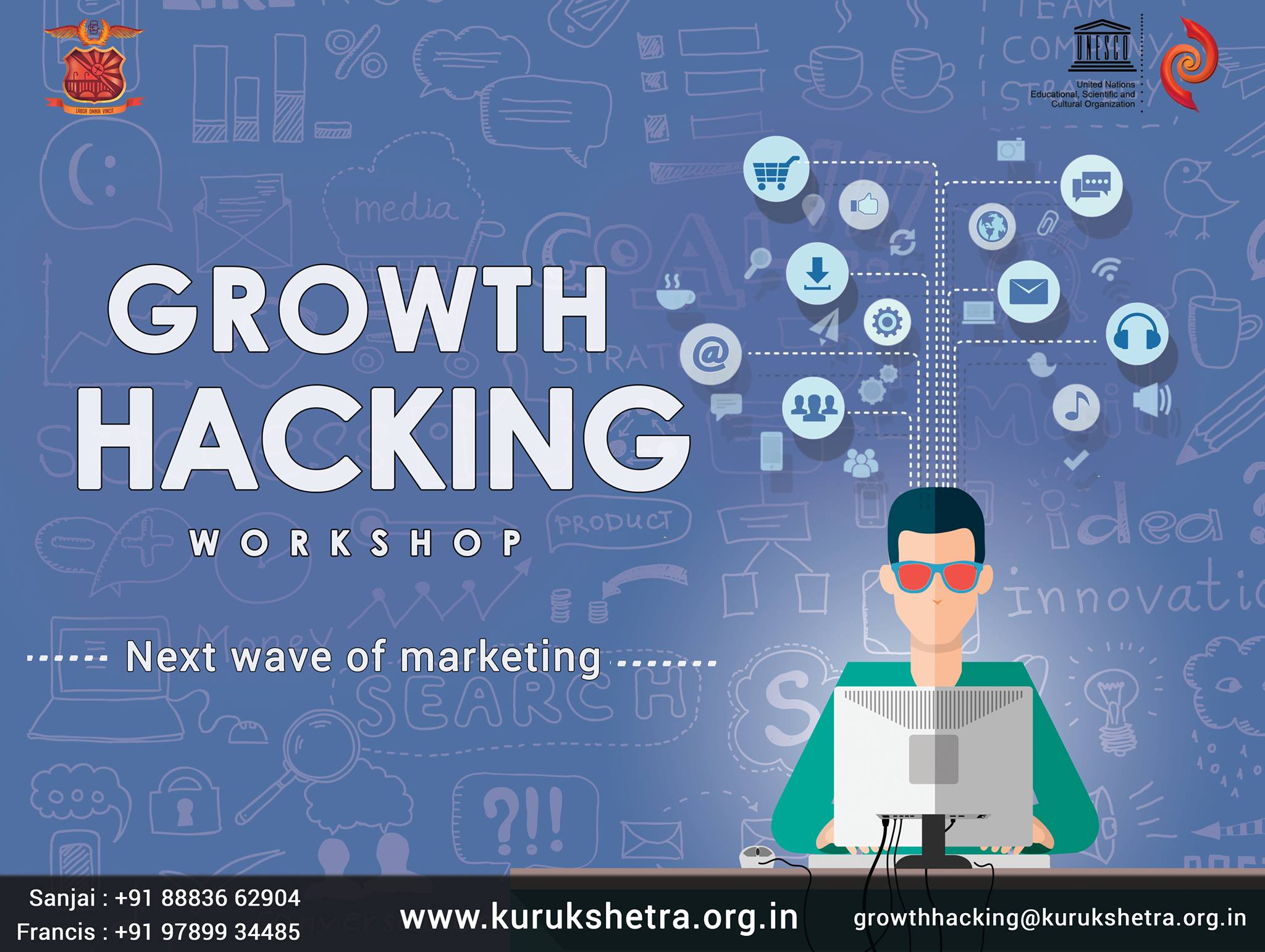 Growth Hacking workshop at Kurukshetra, CEG, Chennai, Tamil Nadu, India