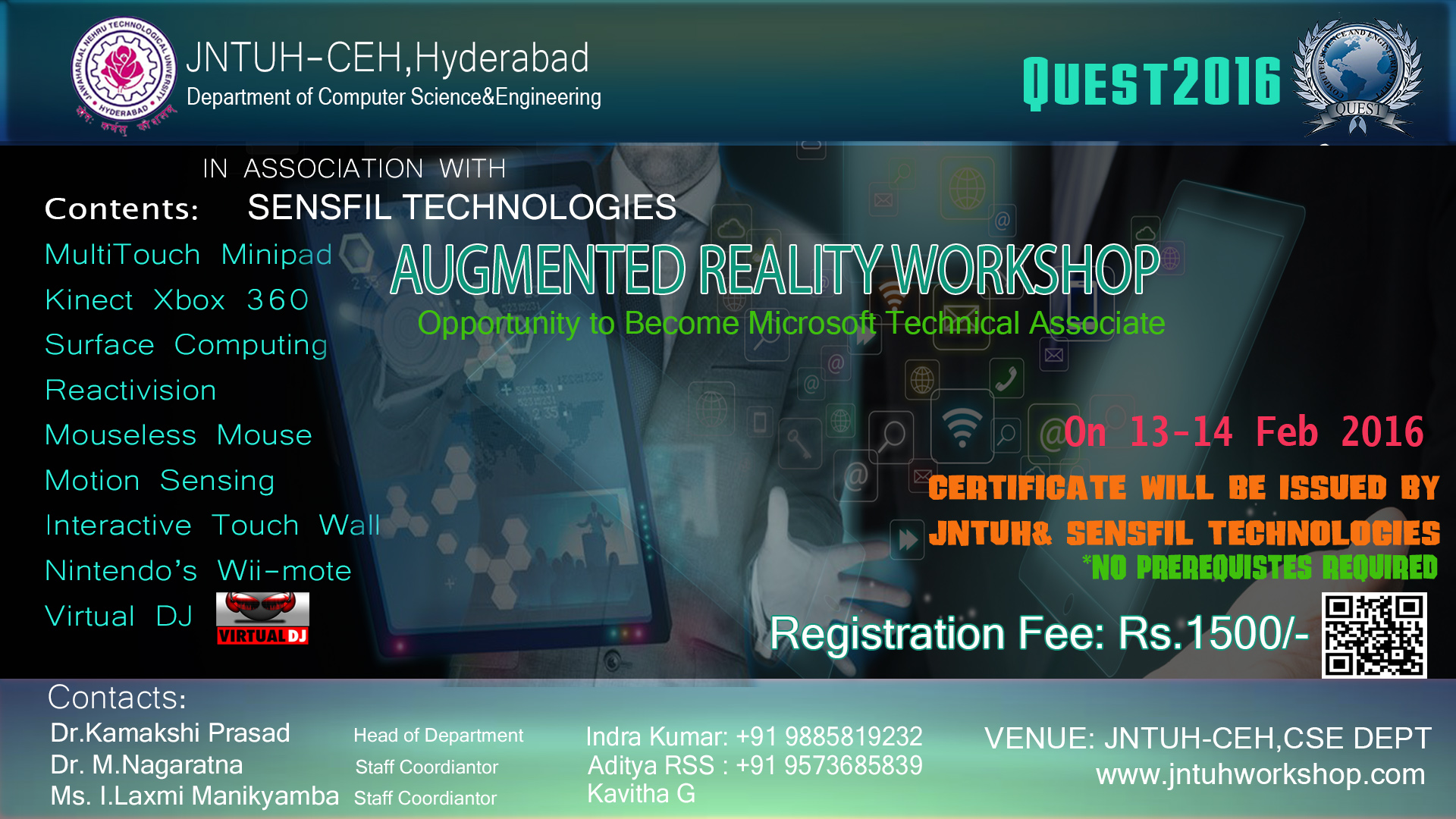 Augmented Reality Workshop, Hyderabad, Andhra Pradesh, India