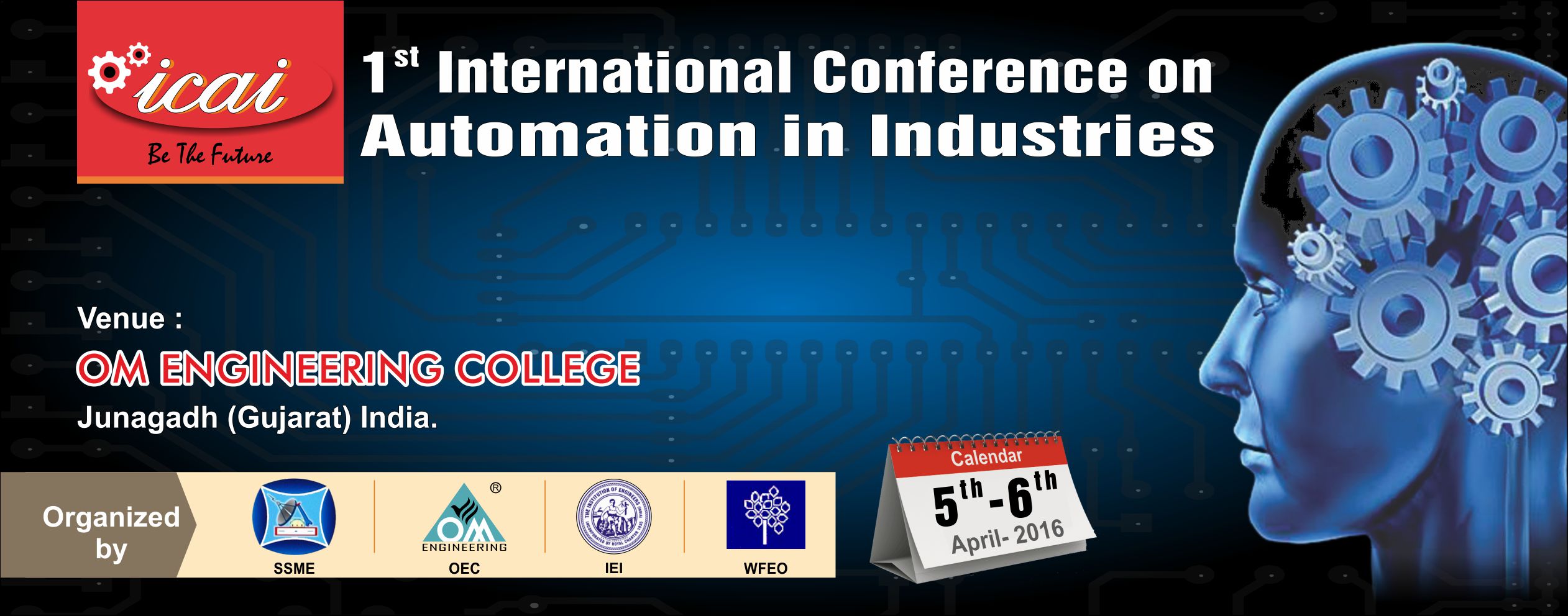 International Conference on Automation in Industries, Junagadh, Gujarat, India