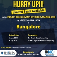 Project Based Summer Training/Internship Program at Bangalore