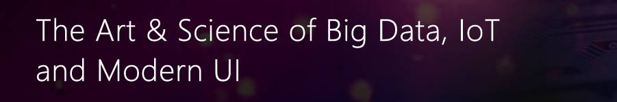 Microsoft and ILink to Present a Half-Day Event - THE ART & SCIENCE OF BIG DATA, IOT & MODERN UI, Iselin, New Jersey, United States