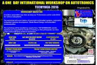 TECHYUGA-2016 (One Day National Level Workshop on Autotronics)