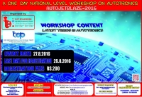 AUTOJETBLAZE-2016 (One Day National Level Workshop on Autotronics)