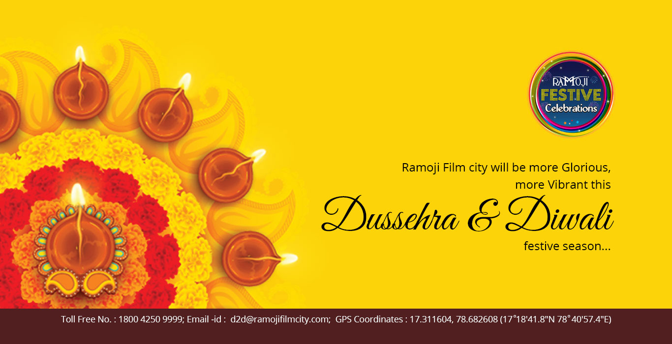 Ramoji Film City Plans Grand "Dussehra and Diwali" Celebrations, Hyderabad, Andhra Pradesh, India