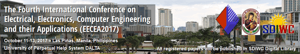 The Fourth International Conference on Electrical, Electronics, Computer Engineering and their Applications (EECEA2017), Manila, Central Luzon, Philippines