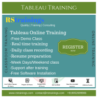 TABLEAU Online Training classes in Hyderabad,India|USA|UK|Australia|Free Demo