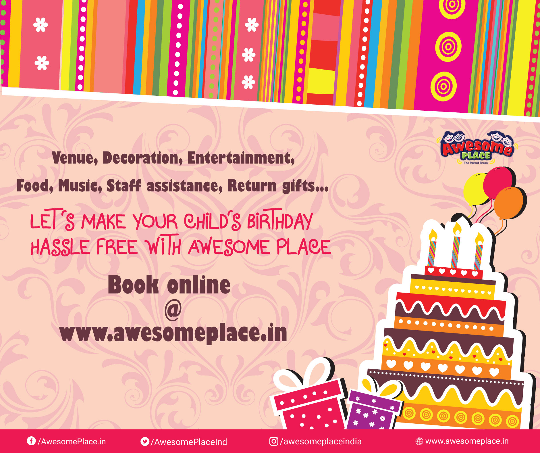 Celebrate Birthdays at Awesome Place, Bangalore, Bangalore, Karnataka, India