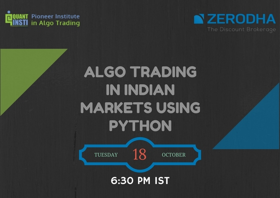Webinar on Algo Trading in Indian Markets using Python, Mumbai, Maharashtra, India