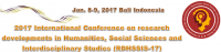 2017 International Conference on Research Developments in Humanities, Social Sciences and Interdisciplinary Studies (RDHSSIS-17)