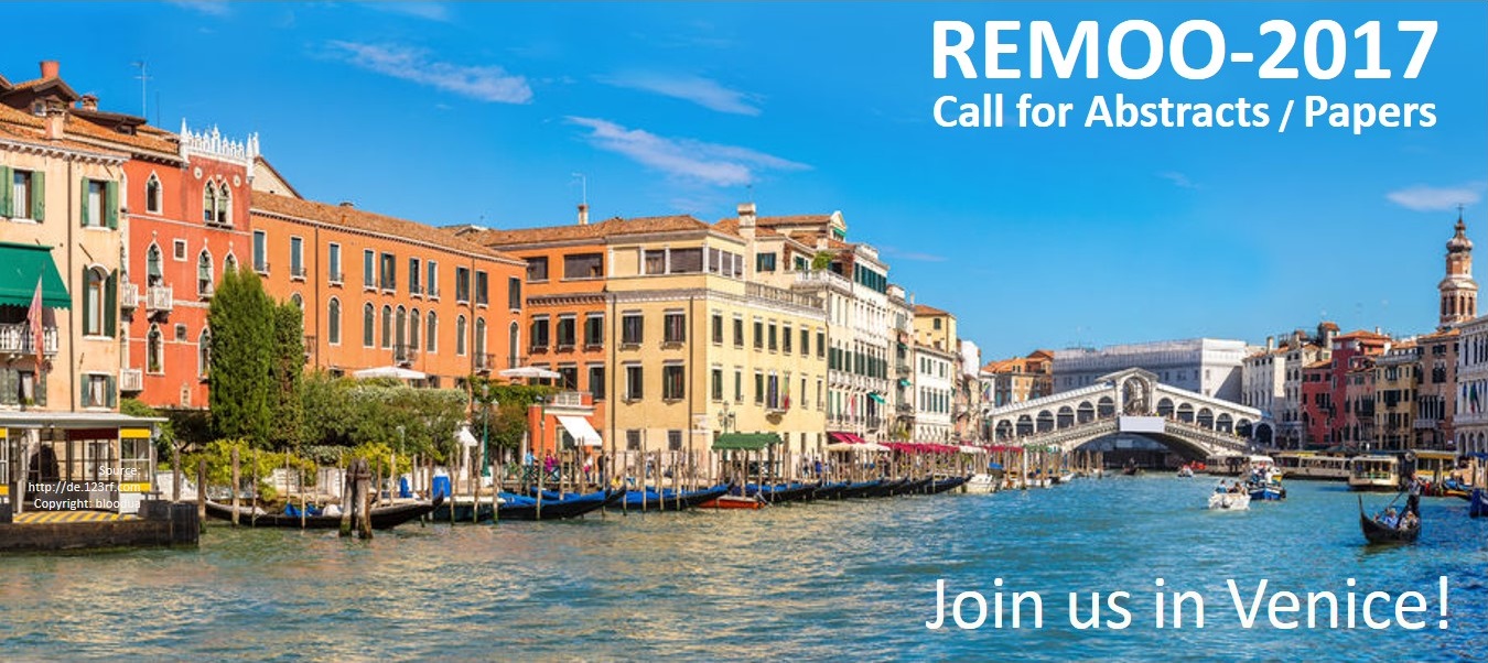 The 7th International ENERGY Conference & Workshop (REMOO-2017), Venice, Veneto, Italy