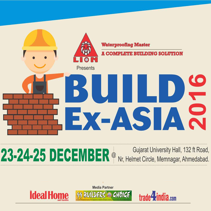 Build Ex Asia 2016, Ahmedabad, Gujarat, India