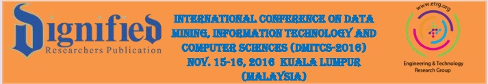 International Conference on Data Mining, Information Technology and Computer Sciences (DMITCS-2016), Kuala Lumpur, Malaysia