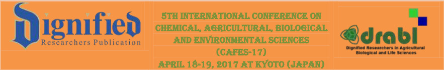 5th International Conference on Chemical, Agricultural, Biological and Environmental Sciences (CAFES-17), Kyoto, Japan