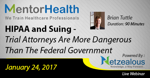HIPAA and Suing - Trial Attorneys Are More Dangerous Than The Federal Government 2017, Fremont, California, United States