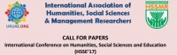 International Conference on Humanities, Social Sciences and Education (HSSE - 17)