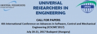 4th International Conference on Advances in Software, Control and Mechanical Engineering (ICSCME'2017)