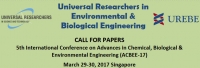 5th International Conference on Advances in Chemical, Biological & Environmental Engineering (ACBEE-17)
