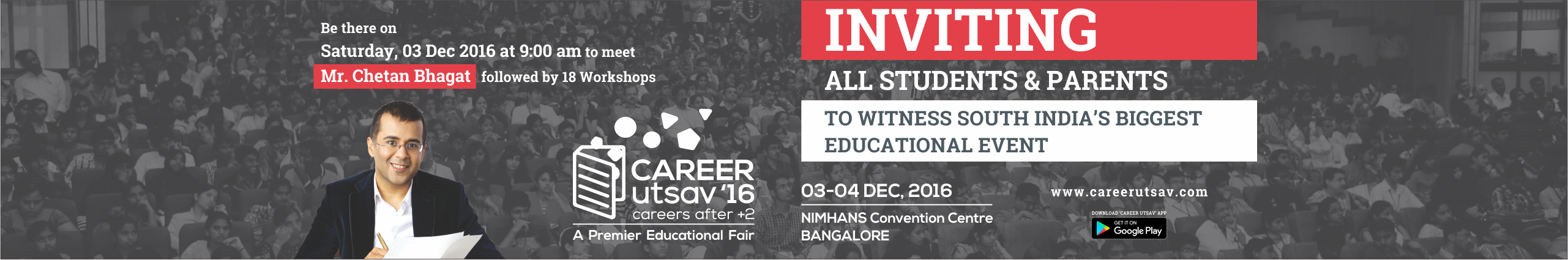 Career Utsav'16 (Careers After +2 A Premier Educational Fair), Bangalore, Karnataka, India