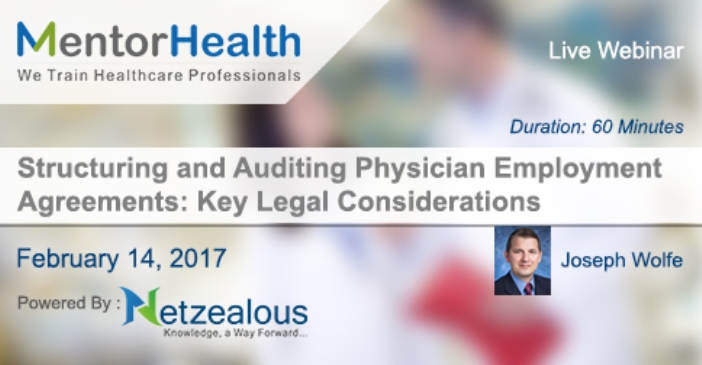 Structuring and Auditing Physician Employment Agreements 2017, Humboldt, California, United States